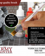 The Army Painter štetec - Wargamer Brush - Vehicle / Terrain